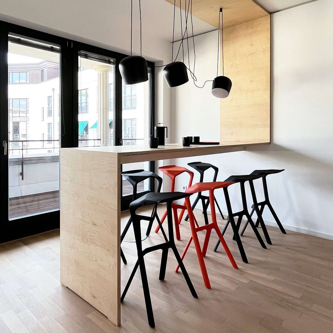 eightbit experts-interior design-lunch area design-Plank-Miura-modern workplace-plywood table-IT recruitment eightbit experts-interior design-lunch area design-Plank-Miura-modern workplace-plywood table-IT recruitment