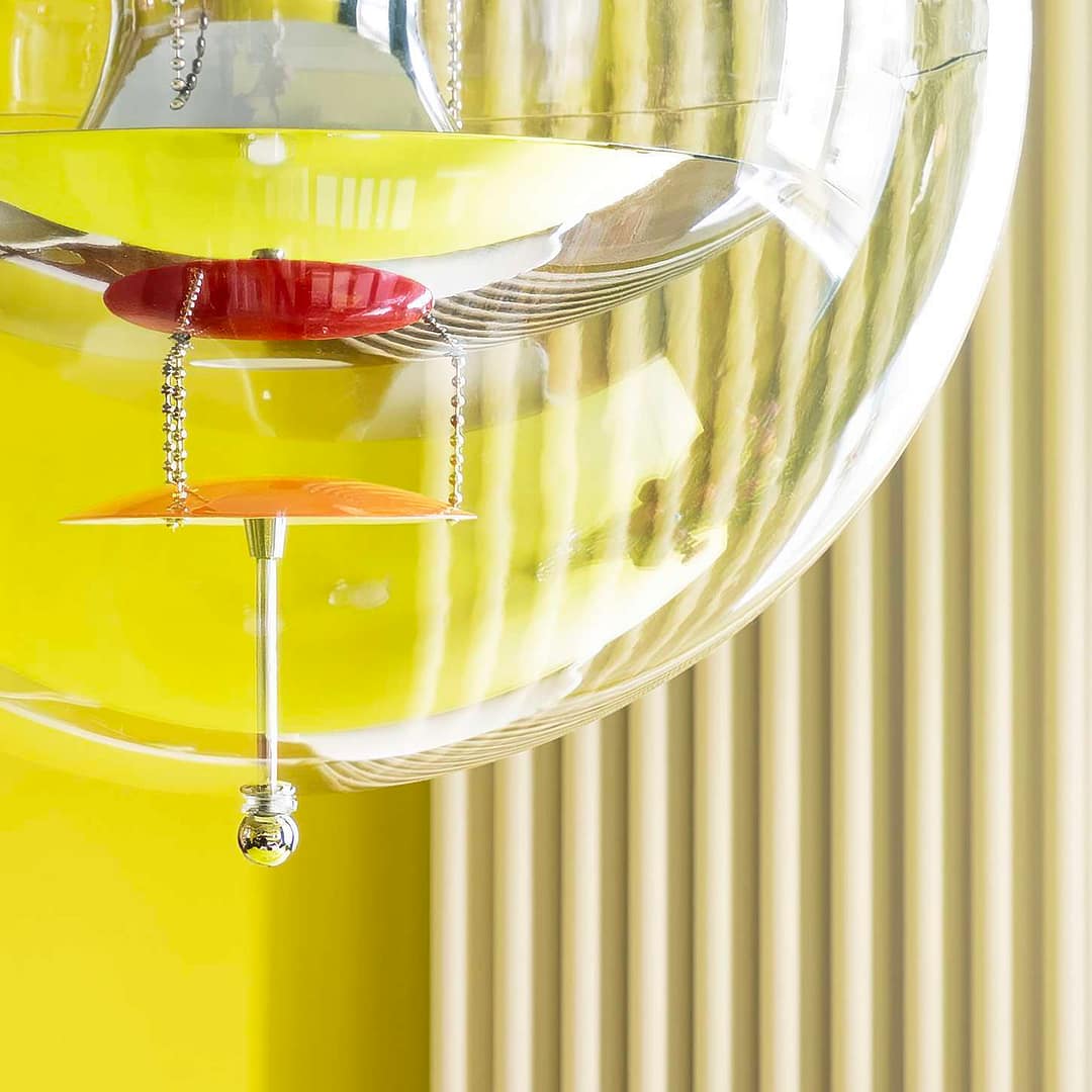 Altbauwohnung Hamburg - Lichtdesign - Verner Panton Suspension Globe VP 50, Modern-Historisch Kontrast Altbauwohnung Hamburg - Lichtdesign - Verner Panton Suspension Globe VP 50, Modern-Historisch Kontrast